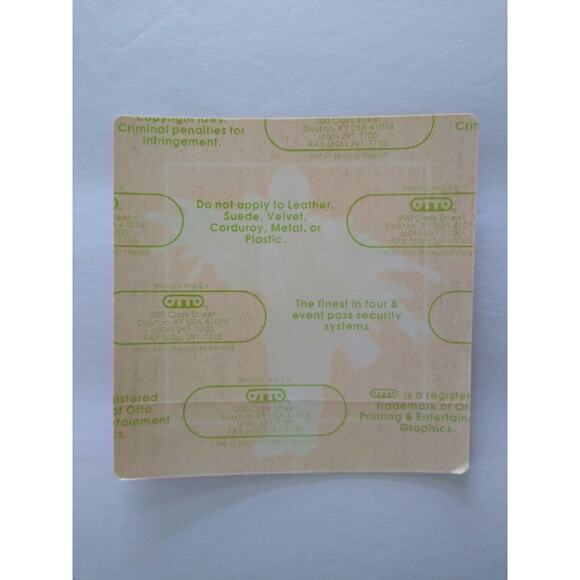 Jimmy Page Robert Plant Backstage Pass Led Zeppelin 1995 Hard Rock Music Green - Picture 4 of 4